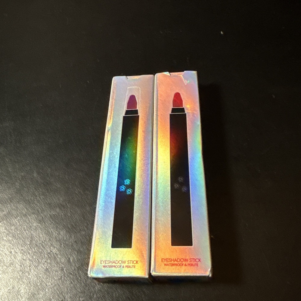 New Sealed Eyeshadow Sticks 2 Pc Cocoa Shimmer & Smoky Amethyst Waterproof DNM B - Picture 2 of 4